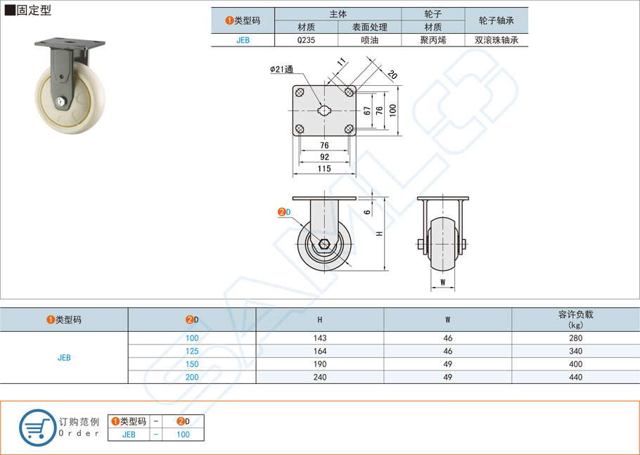 固定型重載型腳輪在辦公椅子的應用方案