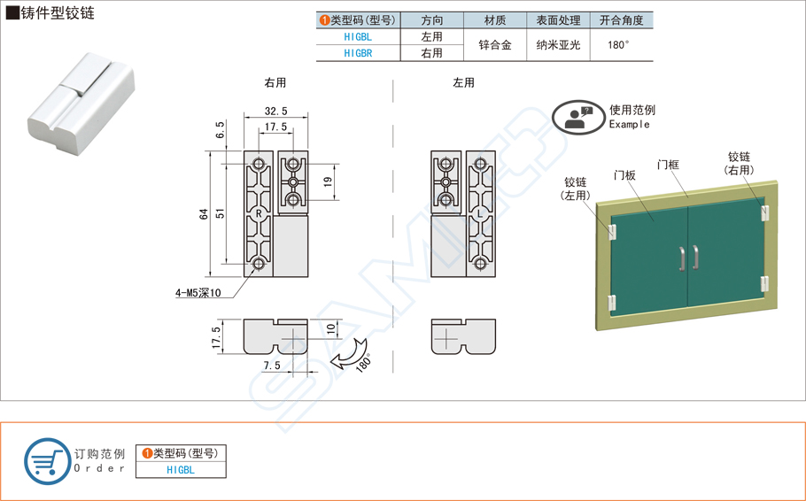 鑄件型鉸鏈在金屬門中的應用 鑄件型鉸鏈在金屬門中的應用