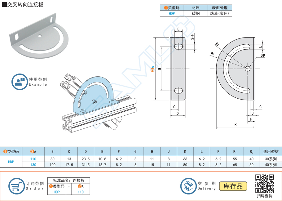 交叉轉向連接板規(guī)格參數(shù)尺寸材質